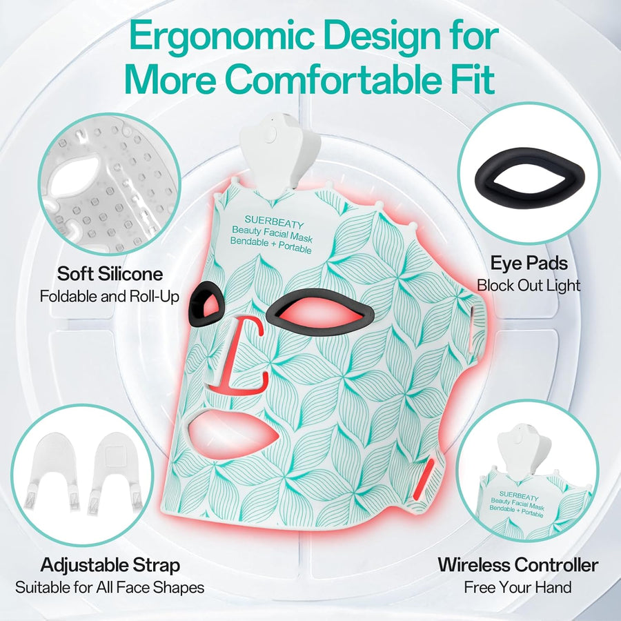 LED Light Therapy Face Mask Pro
