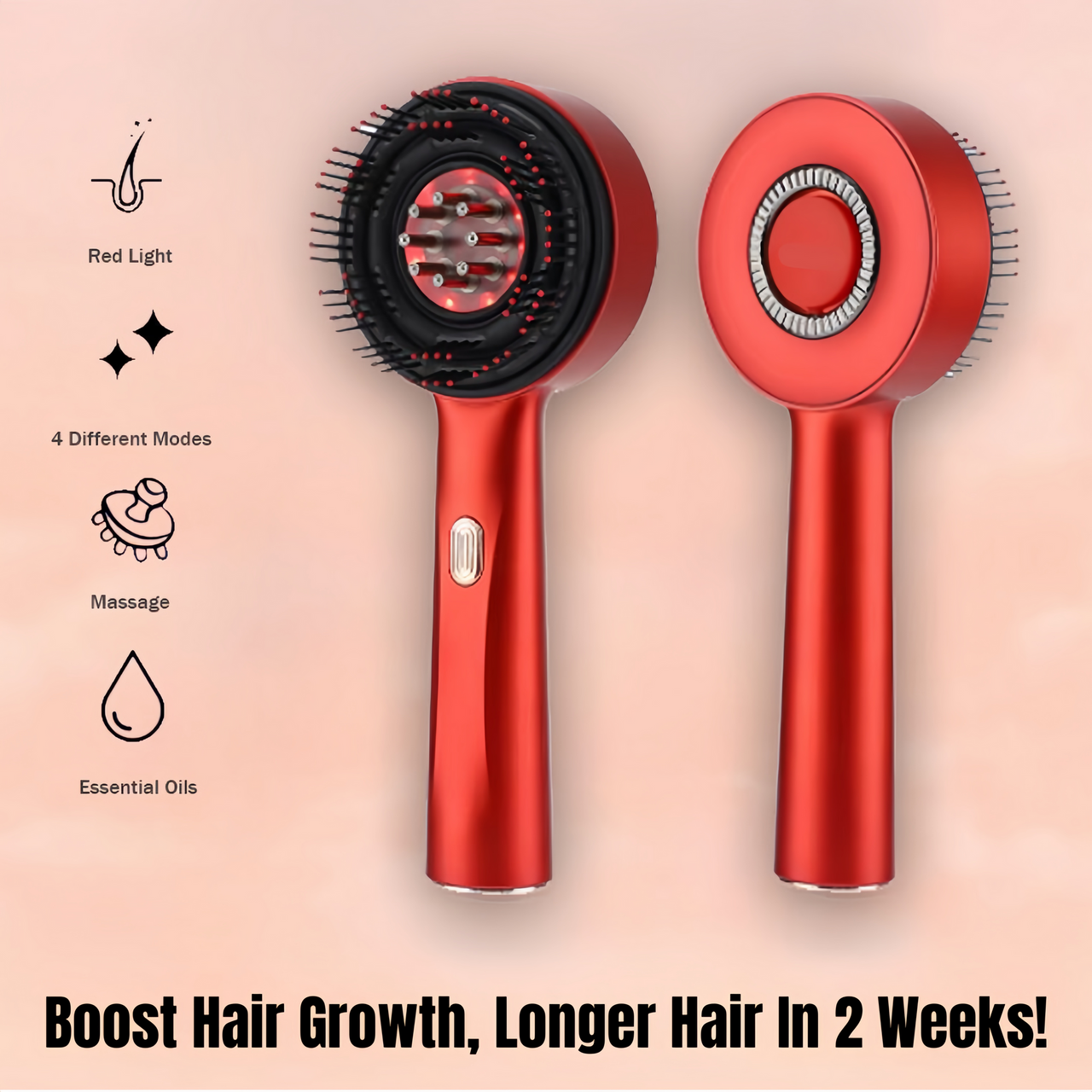 Sunprox™ Red Light Therapy Scalp Massage Comb