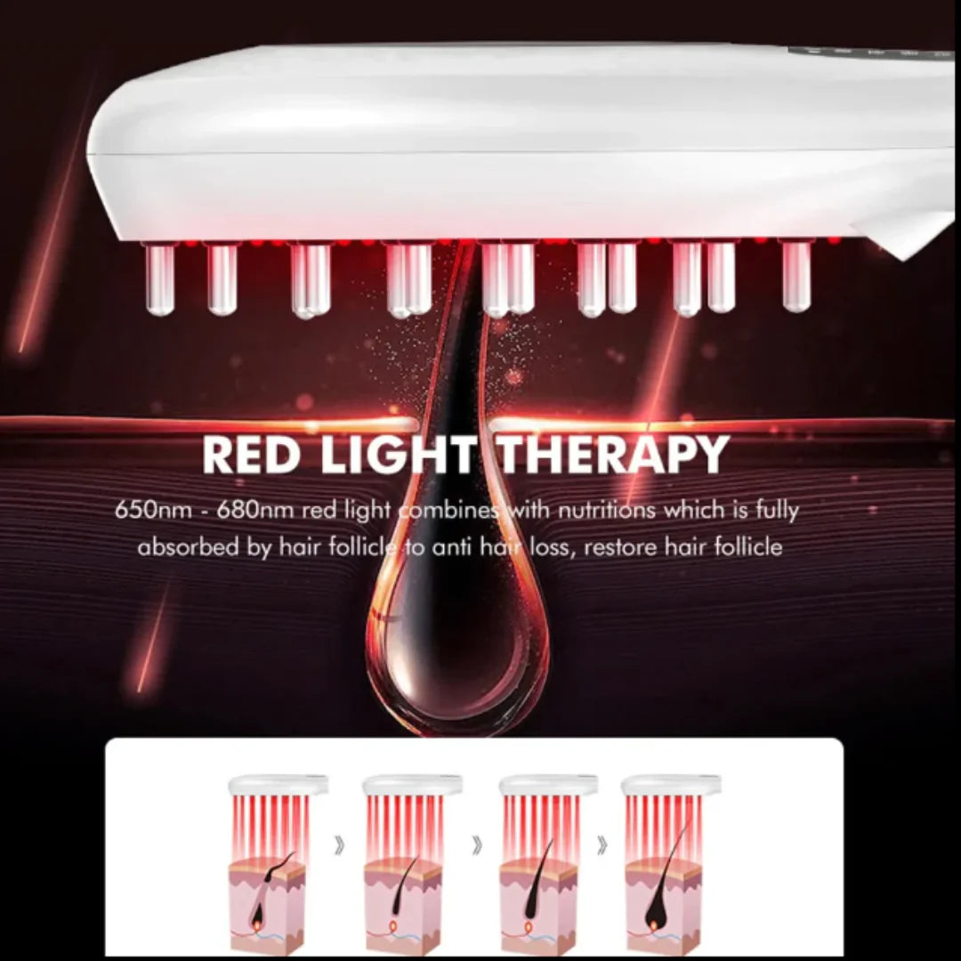 6in1 LED Laser Comb Massager for Hair Growth