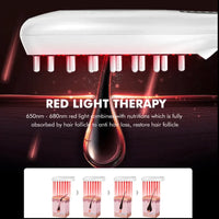 Thumbnail for 6in1 LED Laser Comb Massager for Hair Growth