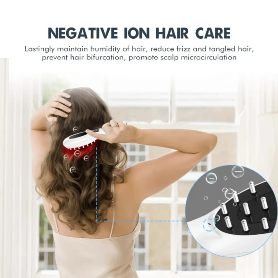 6in1 LED Laser Comb Massager for Hair Growth