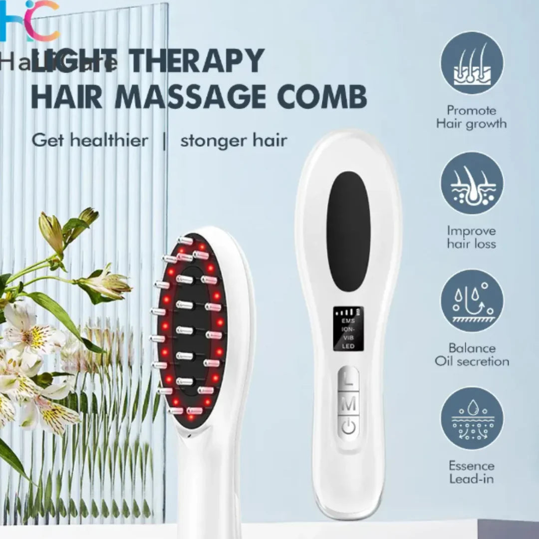 6in1 LED Laser Comb Massager for Hair Growth