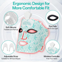 Thumbnail for LED Light Therapy Face Mask Pro