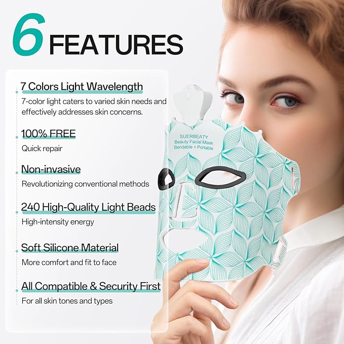 LED Light Therapy Face Mask Pro