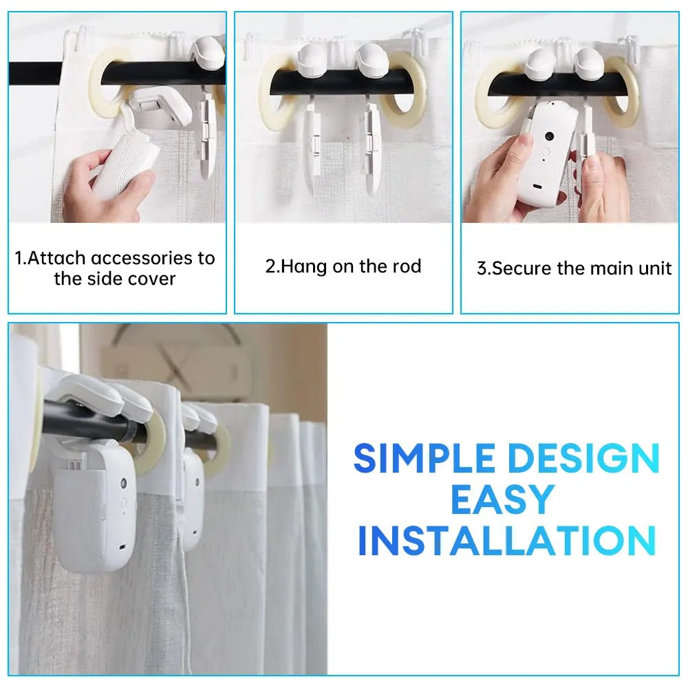 Wifi Curtain Robot Smart Home Roman Rod Electric Curtain Companion