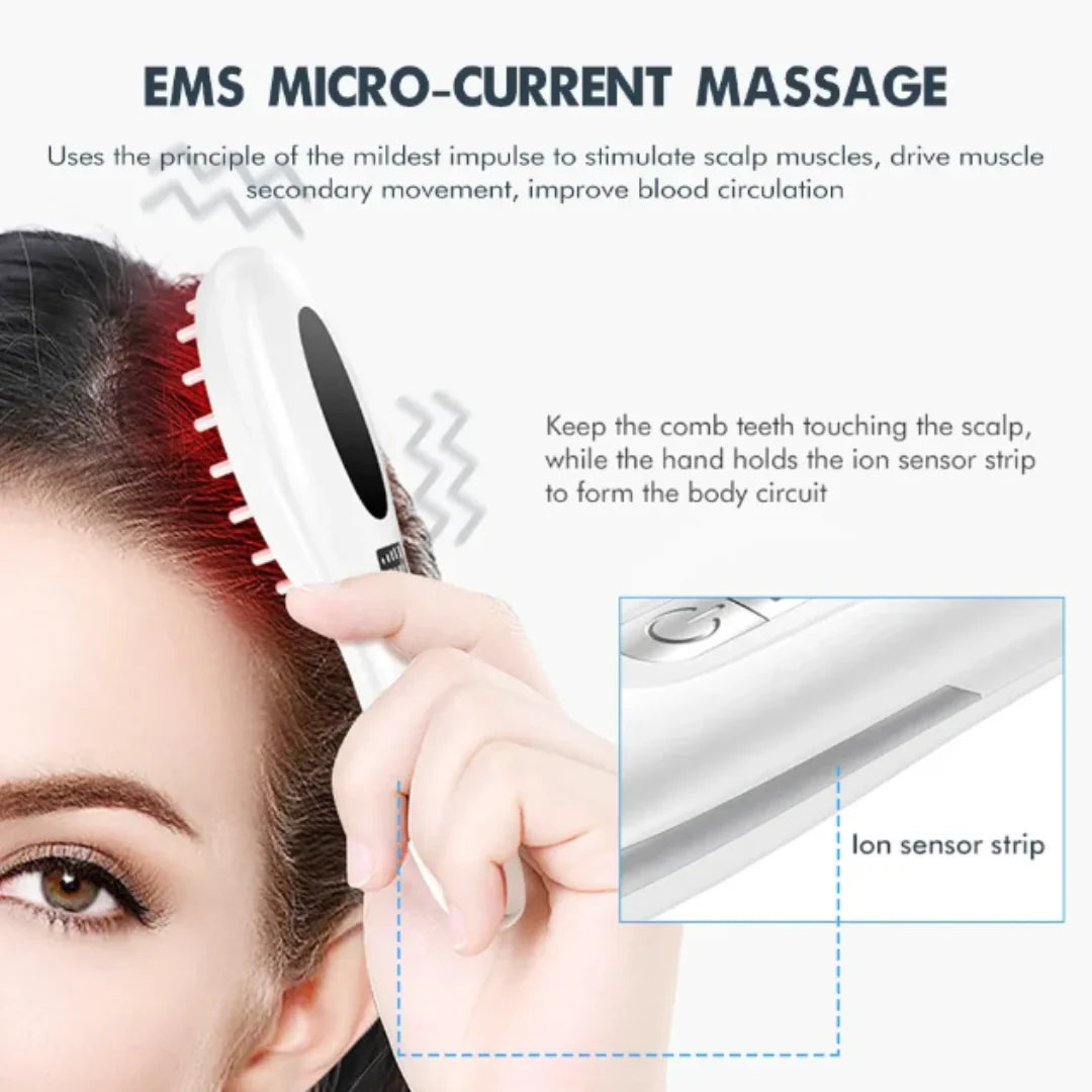 6in1 LED Laser Comb Massager for Hair Growth